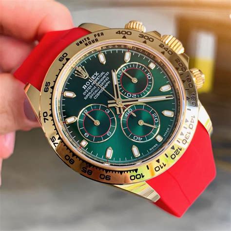 armband für rolex daytona|Rolex daytona red strap.